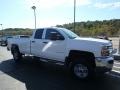 Summit White - Silverado 2500HD WT Double Cab 4x4 Photo No. 4