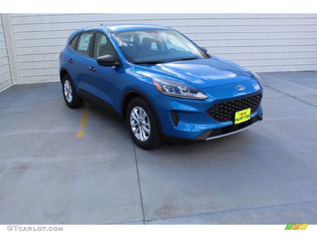 Velocity Blue Metallic 2020 Ford Escape S Exterior Photo #135584497