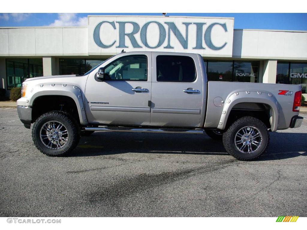 2009 Sierra 1500 SLE Crew Cab 4x4 - Silver Birch Metallic / Dark Titanium/Light Titanium photo #1