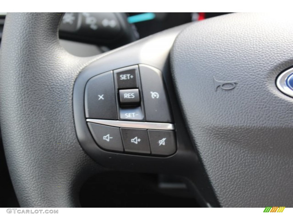 2020 Ford Escape S Dark Earth Gray Steering Wheel Photo #135584590