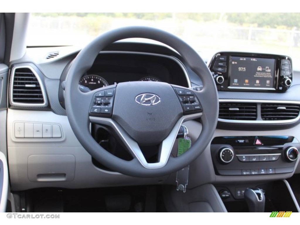 2020 Hyundai Tucson SE Gray Steering Wheel Photo #135585313