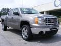 2009 Steel Gray Metallic GMC Sierra 1500 SLE Crew Cab  photo #2