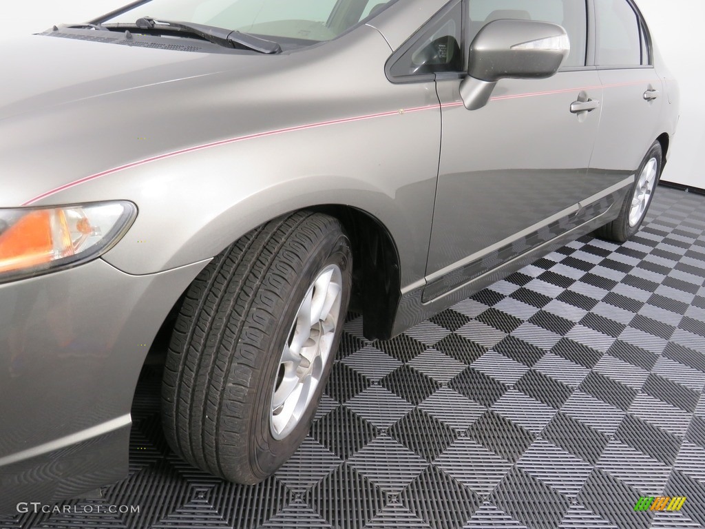 2008 Civic Hybrid Sedan - Borrego Beige Metallic / Gray photo #9