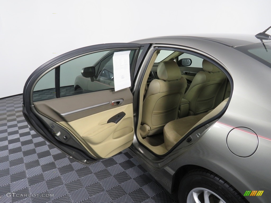 2008 Civic Hybrid Sedan - Borrego Beige Metallic / Gray photo #31