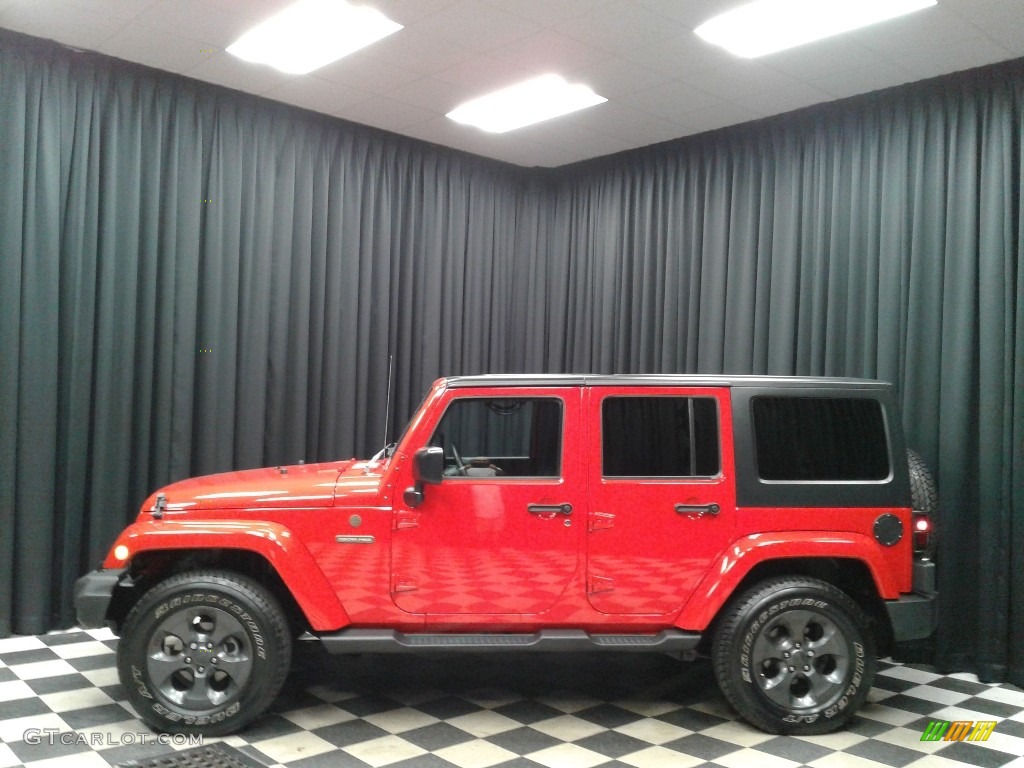 2017 Wrangler Unlimited Freedom Edition 4x4 - Firecracker Red / Black photo #1