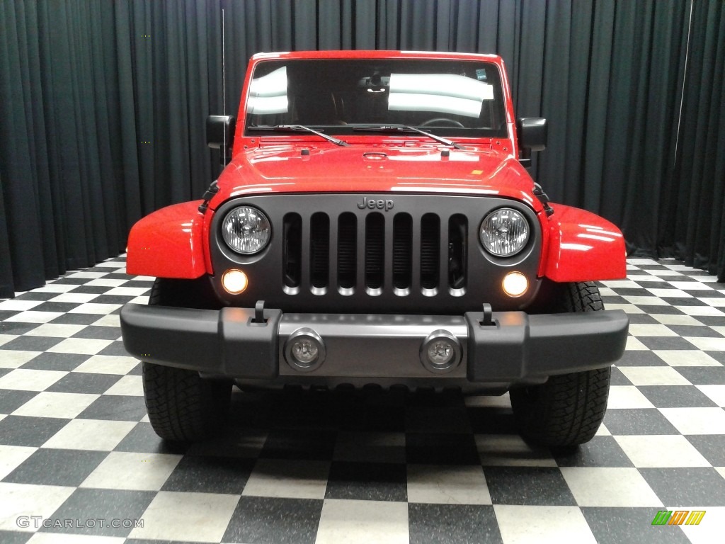 2017 Wrangler Unlimited Freedom Edition 4x4 - Firecracker Red / Black photo #3