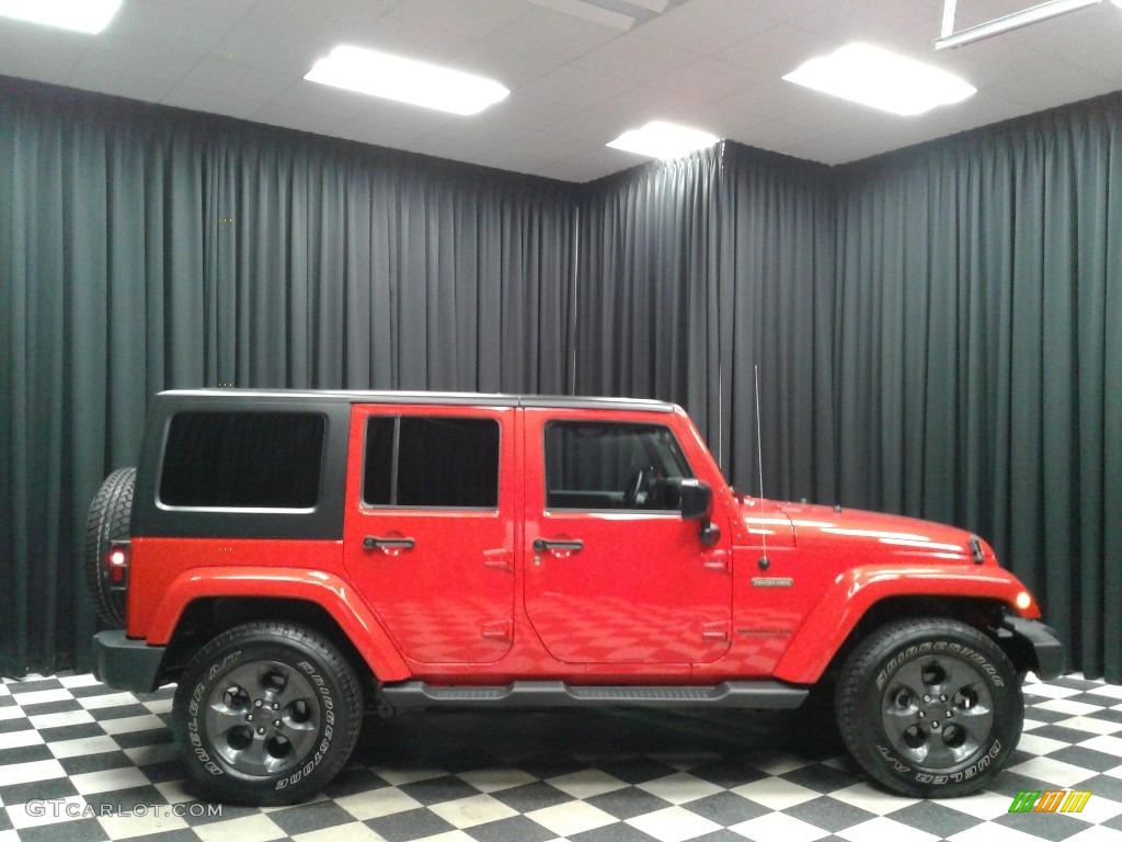 2017 Wrangler Unlimited Freedom Edition 4x4 - Firecracker Red / Black photo #5