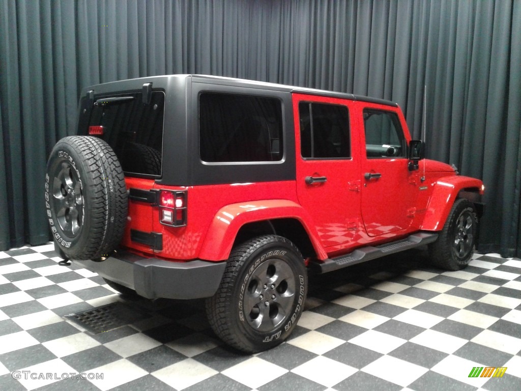 2017 Wrangler Unlimited Freedom Edition 4x4 - Firecracker Red / Black photo #6