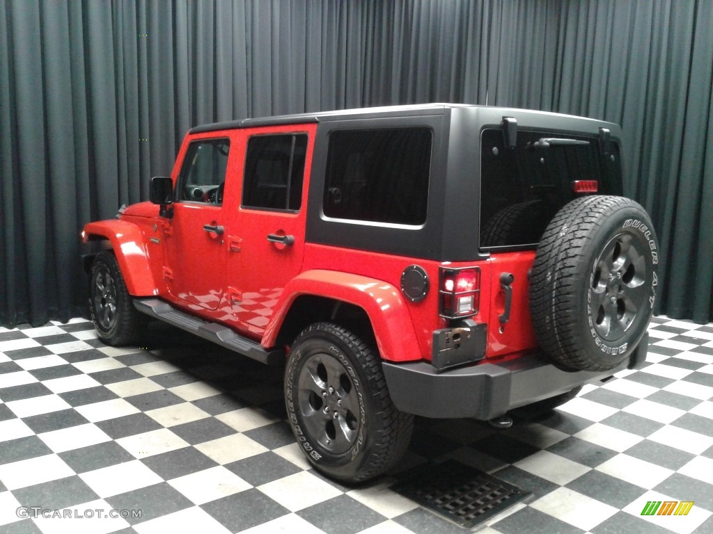 2017 Wrangler Unlimited Freedom Edition 4x4 - Firecracker Red / Black photo #8