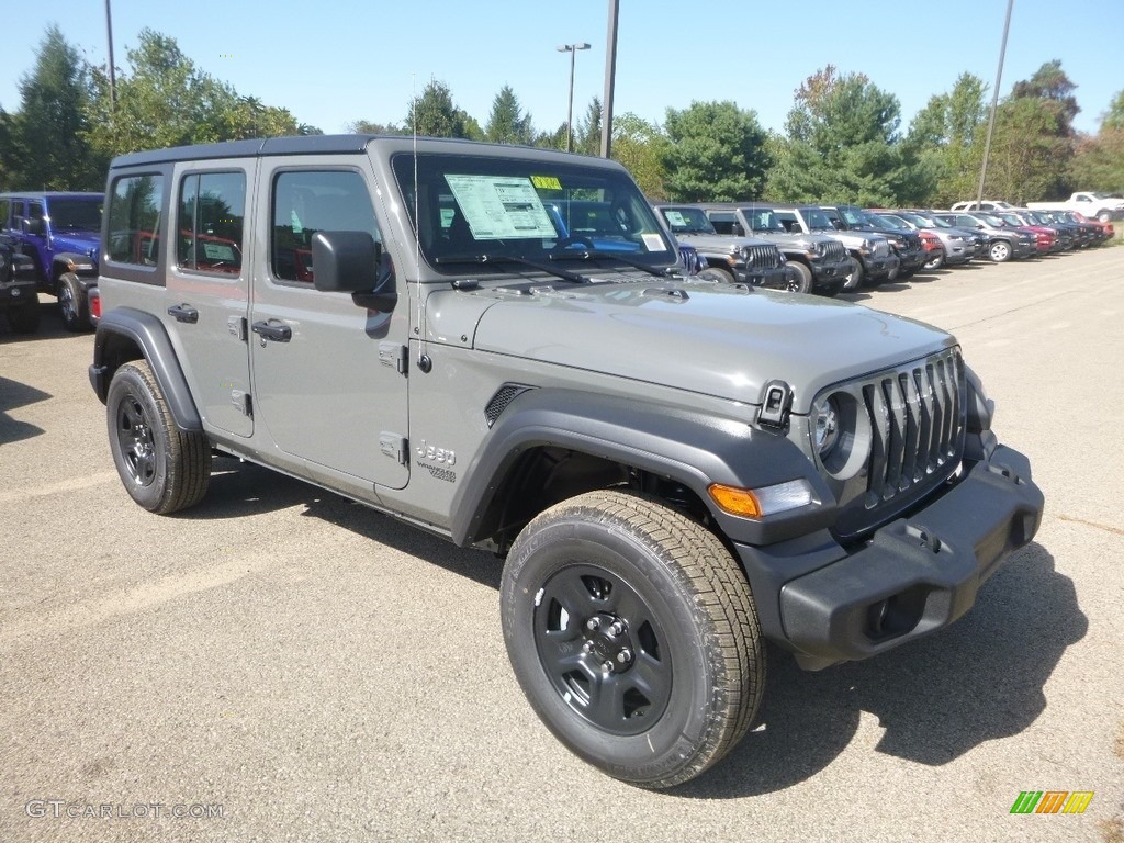 2020 Wrangler Unlimited Sport 4x4 - Sting-Gray / Black photo #7