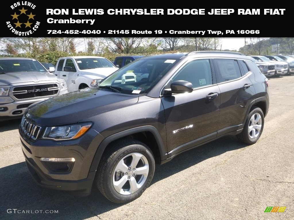 2020 Compass Latitude 4x4 - Granite Crystal Metallic / Black photo #1