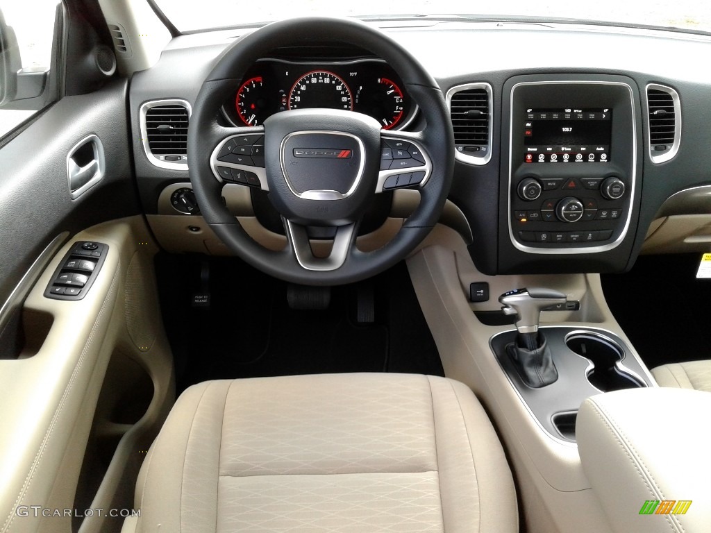 2020 Dodge Durango SXT Light Frost Beige/Black Dashboard Photo #135591667