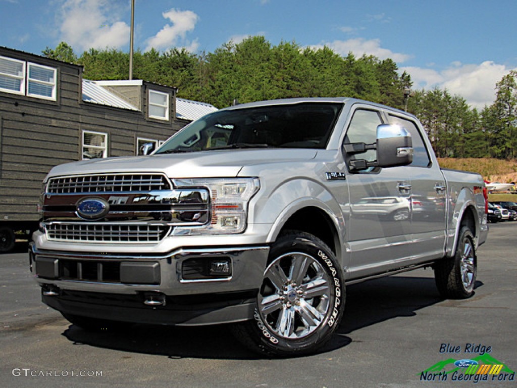 2019 F150 Lariat SuperCrew 4x4 - Ingot Silver / Black photo #1