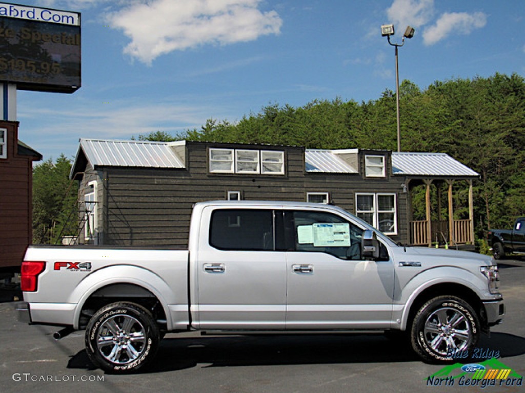 2019 F150 Lariat SuperCrew 4x4 - Ingot Silver / Black photo #6