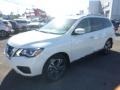 2018 Pearl White Nissan Pathfinder Platinum 4x4  photo #8