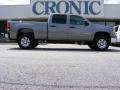 2009 Steel Gray Metallic GMC Sierra 2500HD SLE Crew Cab 4x4  photo #1