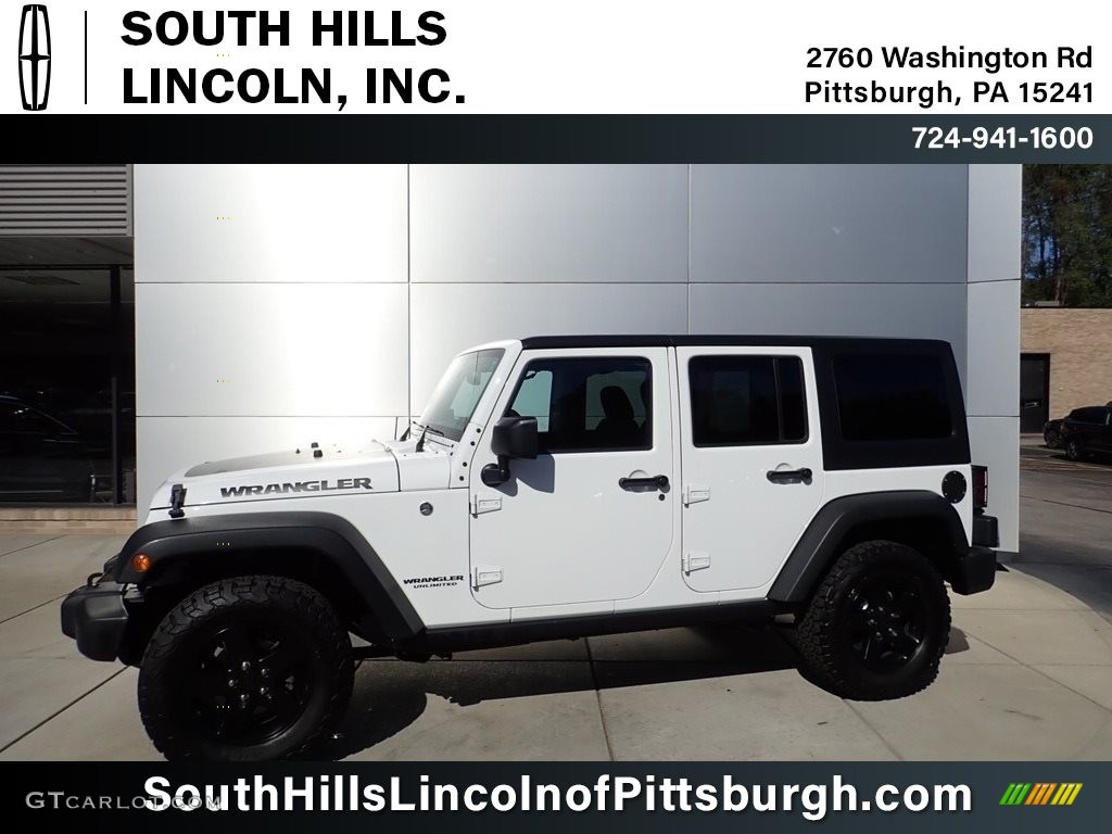 2017 Wrangler Unlimited Freedom Edition 4x4 - Bright White / Black photo #1