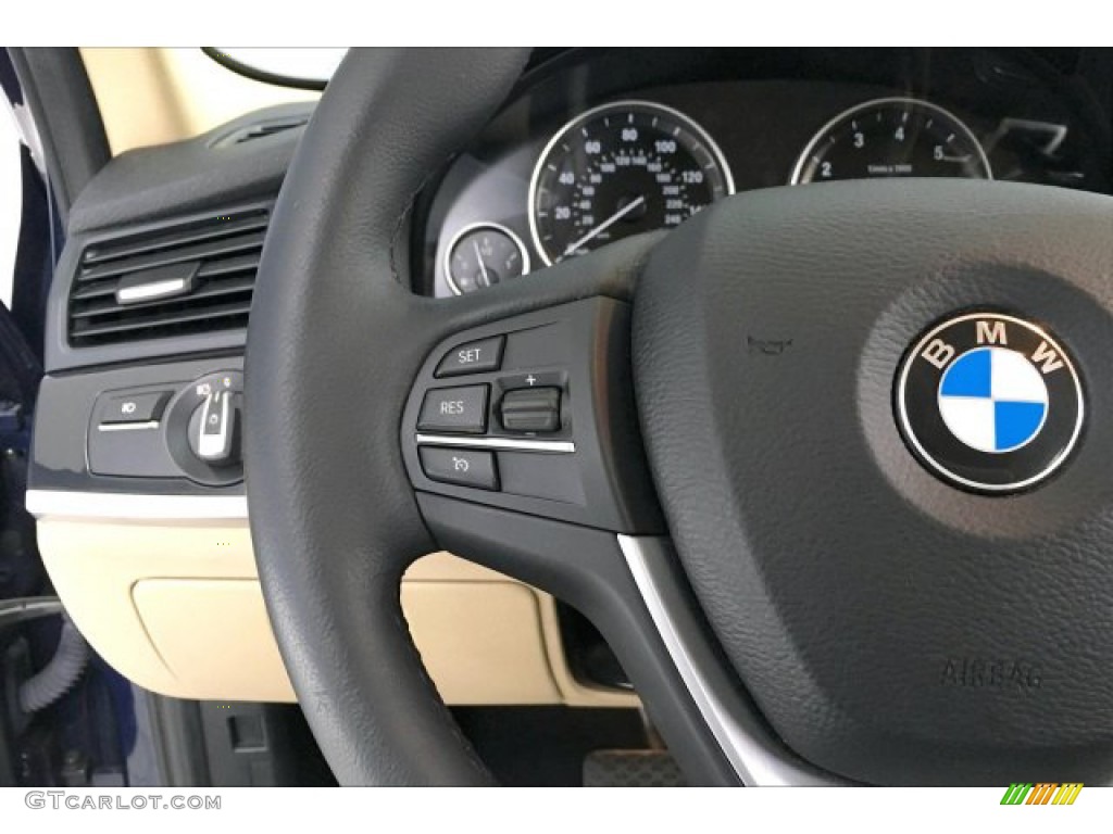 2016 X3 xDrive28i - Deep Sea Blue Metallic / Sand Beige photo #14
