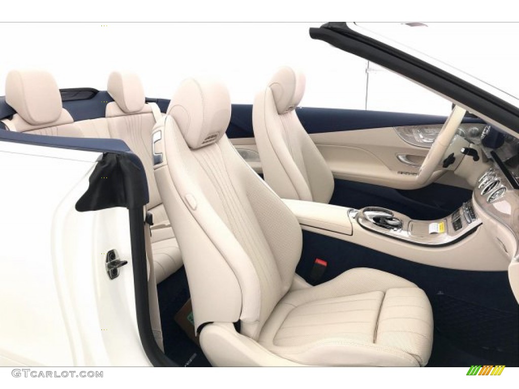 Macchiato Beige/Yacht Blue Interior 2020 Mercedes-Benz E 450 4Matic Cabriolet Photo #135596606