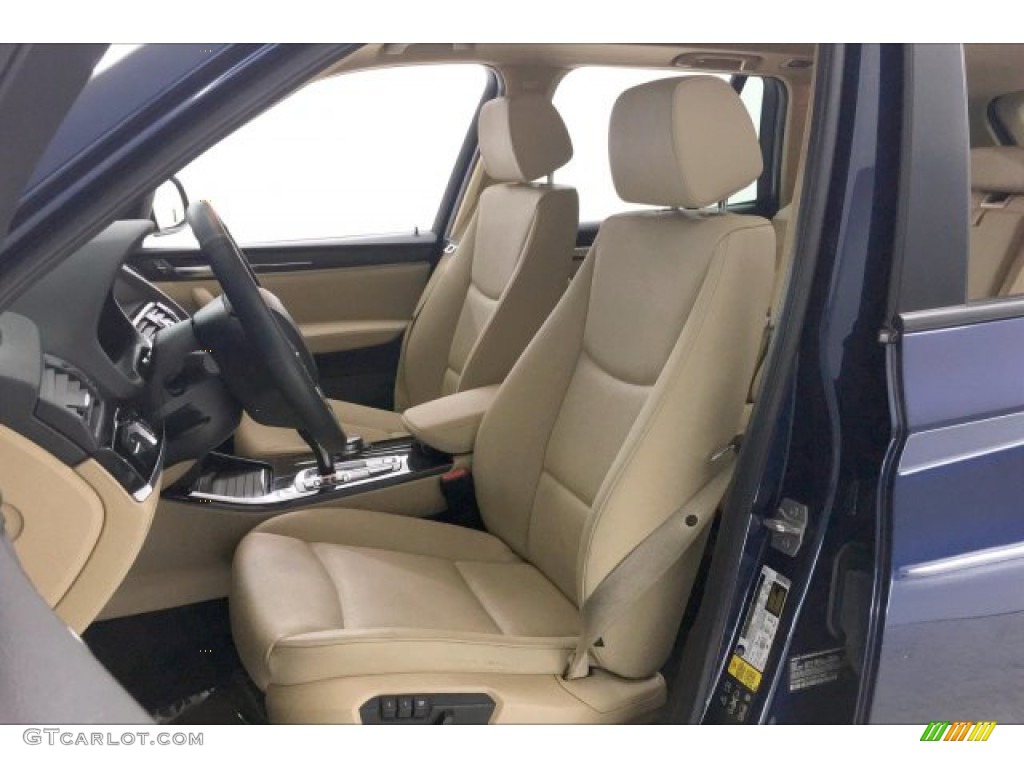 2016 X3 xDrive28i - Deep Sea Blue Metallic / Sand Beige photo #31