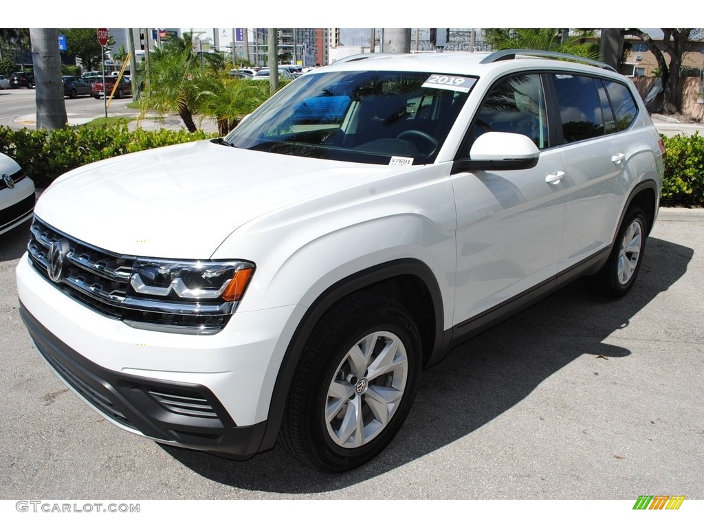 Pure White 2019 Volkswagen Atlas S Exterior Photo #135597060
