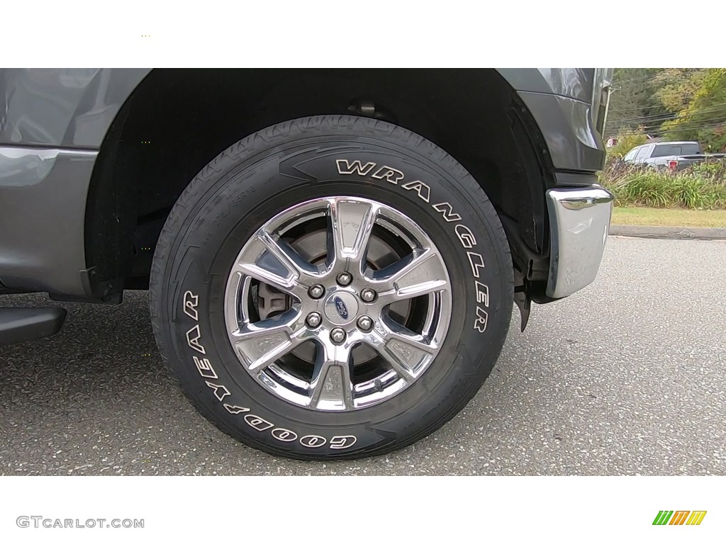 2016 F150 XLT SuperCab 4x4 - Lithium Gray / Medium Earth Gray photo #27
