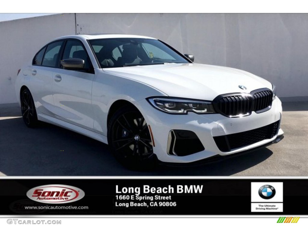 2020 3 Series M340i Sedan - Alpine White / Black photo #1