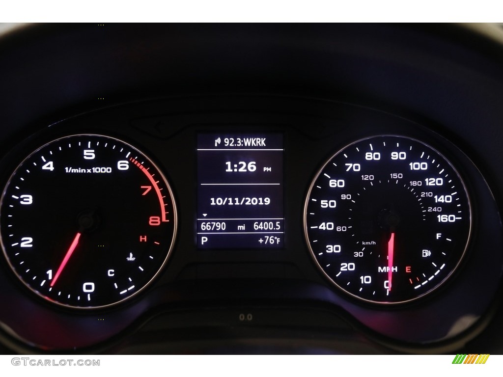 2015 A3 1.8 Premium Plus - Scuba Blue Metallic / Black photo #8