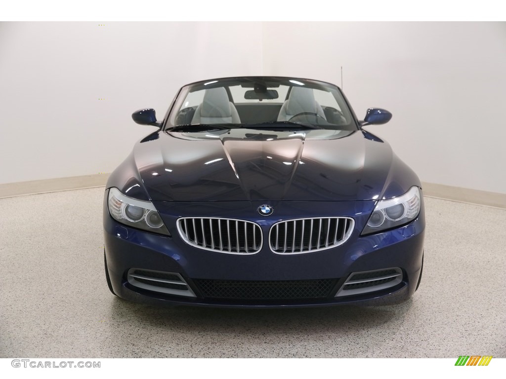 2009 Z4 sDrive35i Roadster - Deep Sea Blue Metallic / Ivory White Nappa Leather photo #2