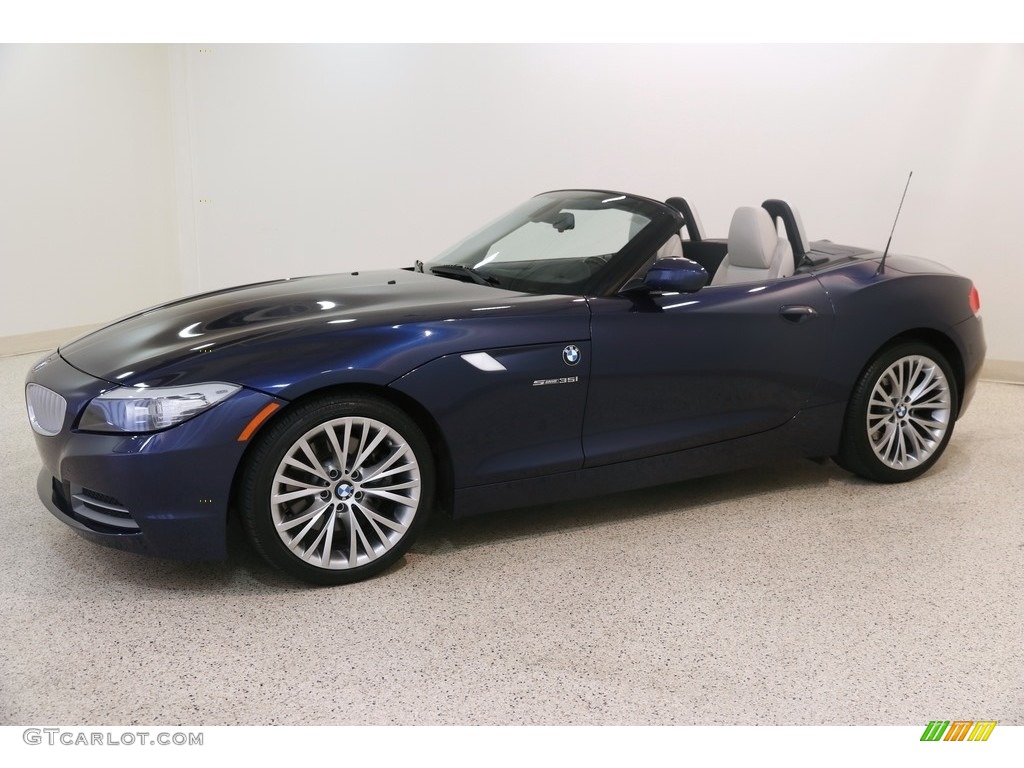 2009 Z4 sDrive35i Roadster - Deep Sea Blue Metallic / Ivory White Nappa Leather photo #3