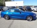 2017 Lightning Blue Ford Mustang Ecoboost Coupe  photo #7