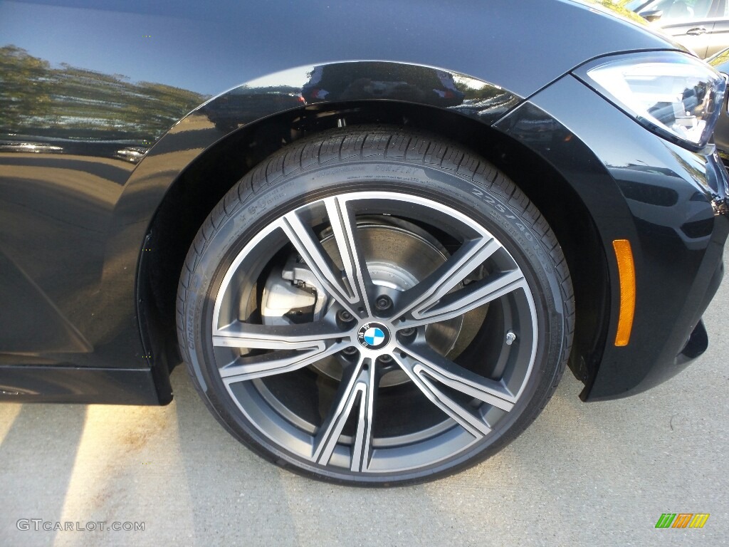2020 3 Series 330i xDrive Sedan - Black Sapphire Metallic / Black photo #2