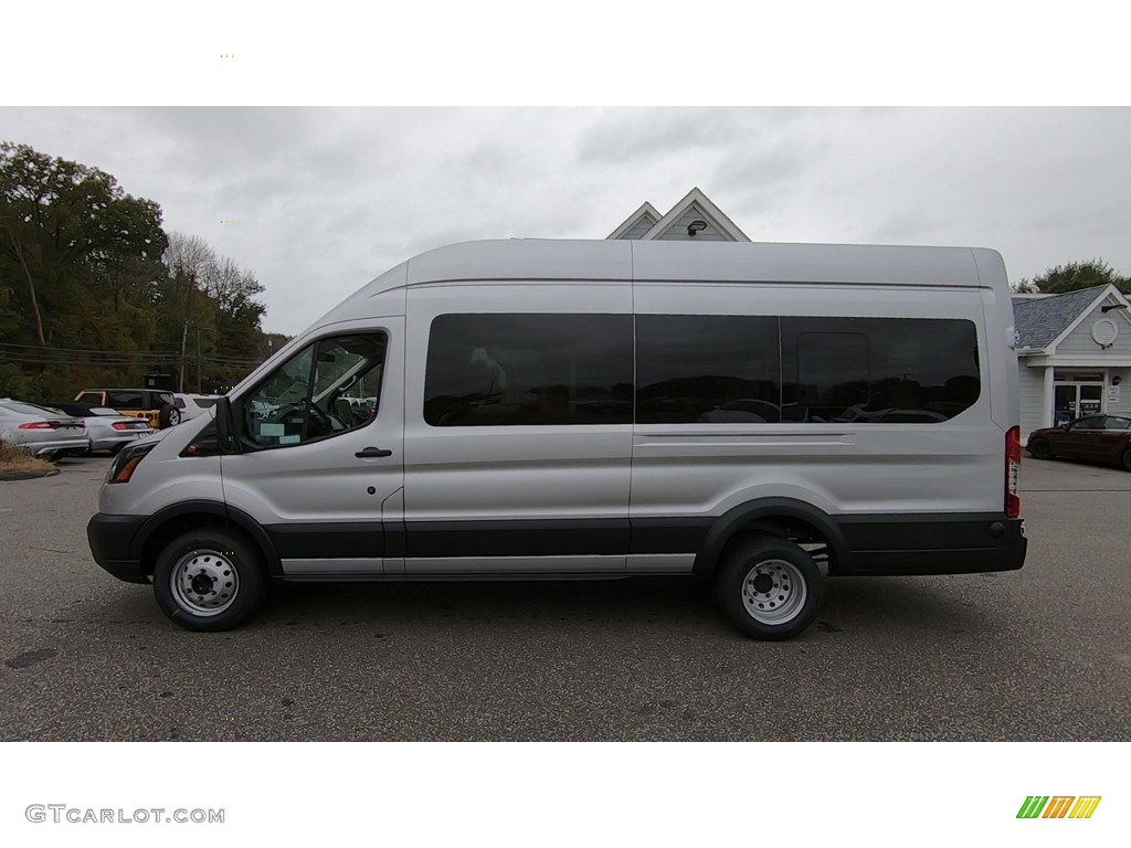 Ingot Silver 2019 Ford Transit Passenger Wagon XL 350 HR Long Exterior Photo #135599916