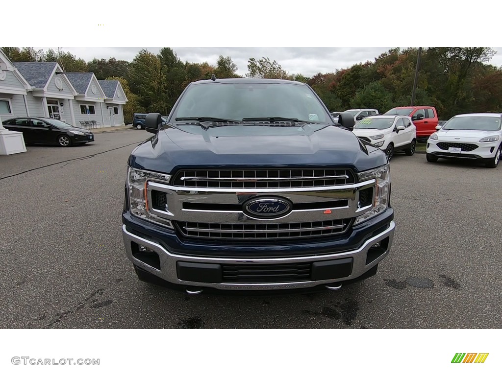 2019 F150 XLT SuperCab 4x4 - Blue Jeans / Earth Gray photo #2