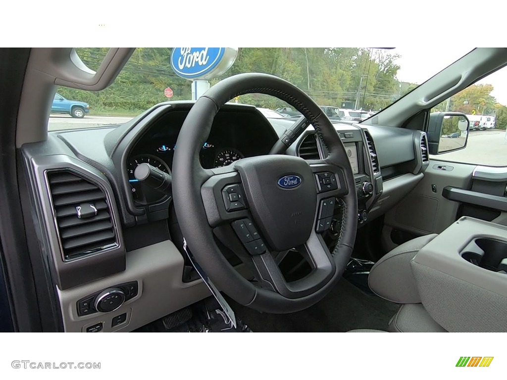 2019 F150 XLT SuperCab 4x4 - Blue Jeans / Earth Gray photo #10