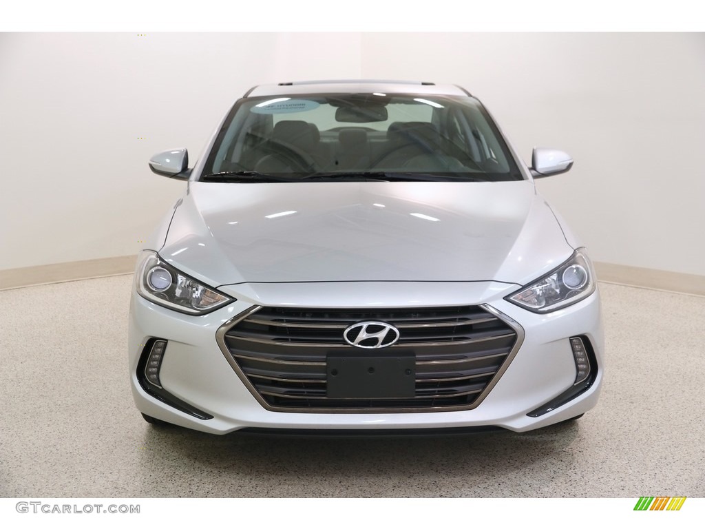 2017 Elantra Limited - Silver / Black photo #2
