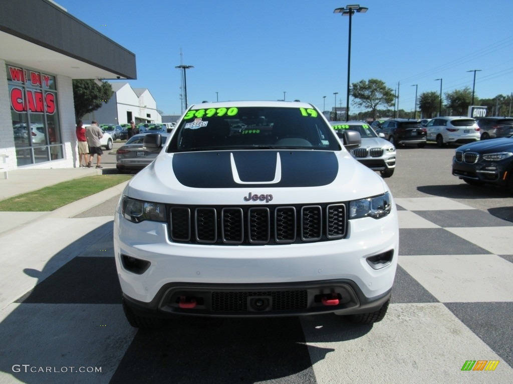 2017 Grand Cherokee Trailhawk 4x4 - Bright White / Black photo #2
