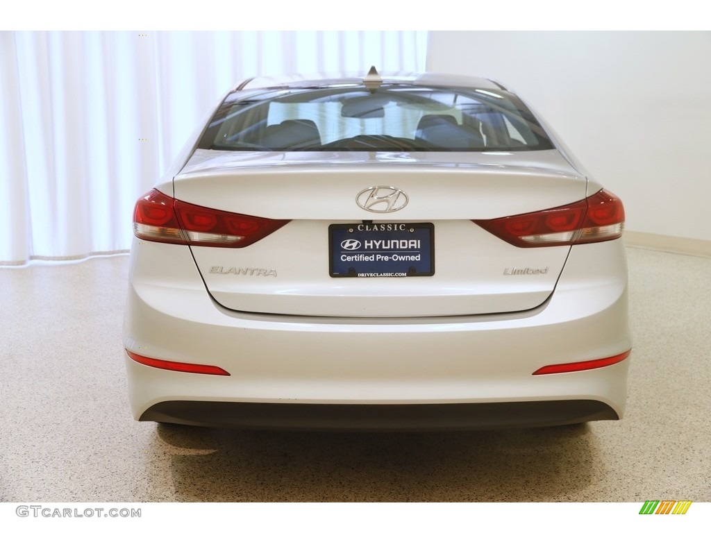2017 Elantra Limited - Silver / Black photo #18