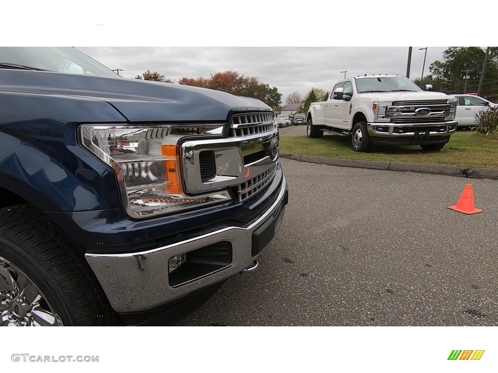 2019 F150 XLT SuperCab 4x4 - Blue Jeans / Earth Gray photo #27