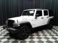 2017 Bright White Jeep Wrangler Unlimited Willys Wheeler 4x4  photo #2