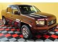 2007 Dark Cherry Pearl Honda Ridgeline RTS  photo #1