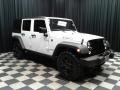 2017 Bright White Jeep Wrangler Unlimited Willys Wheeler 4x4  photo #4