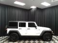 2017 Bright White Jeep Wrangler Unlimited Willys Wheeler 4x4  photo #5