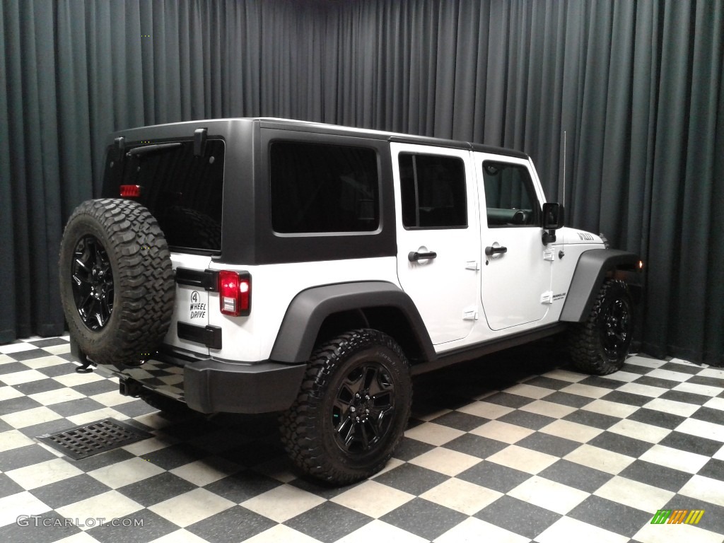 2017 Wrangler Unlimited Willys Wheeler 4x4 - Bright White / Black photo #6