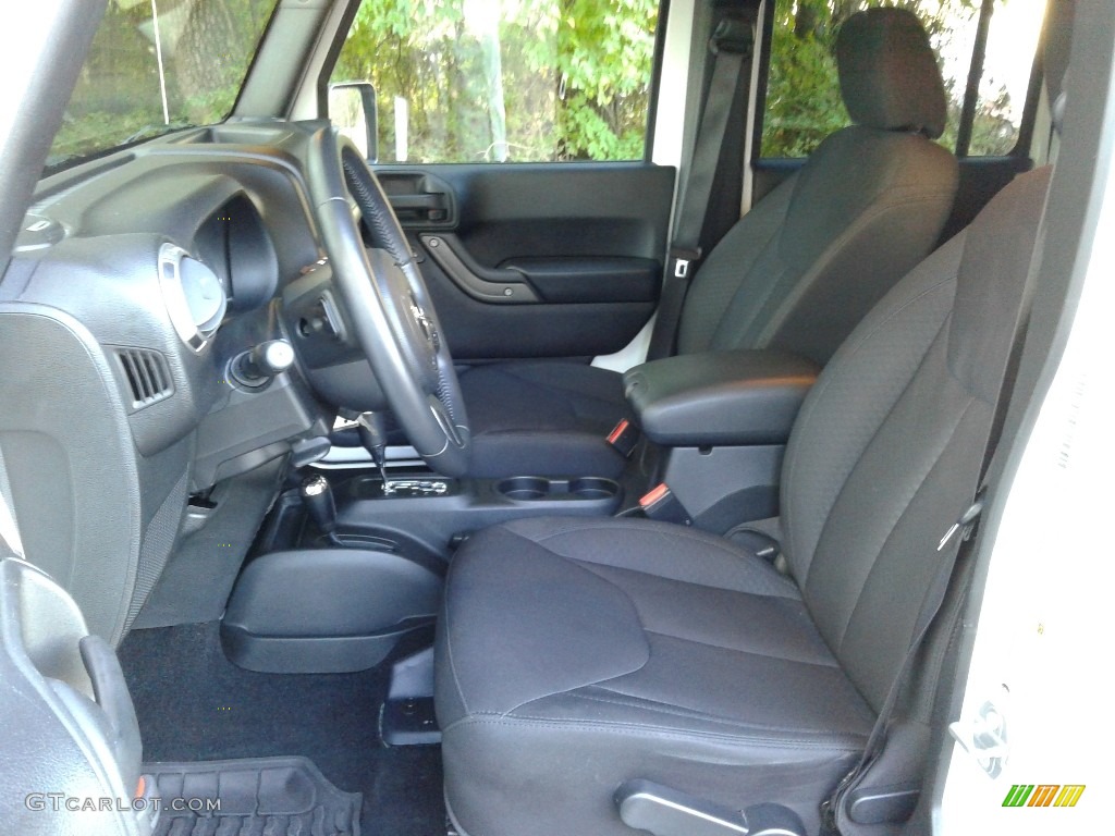 2017 Wrangler Unlimited Willys Wheeler 4x4 - Bright White / Black photo #10