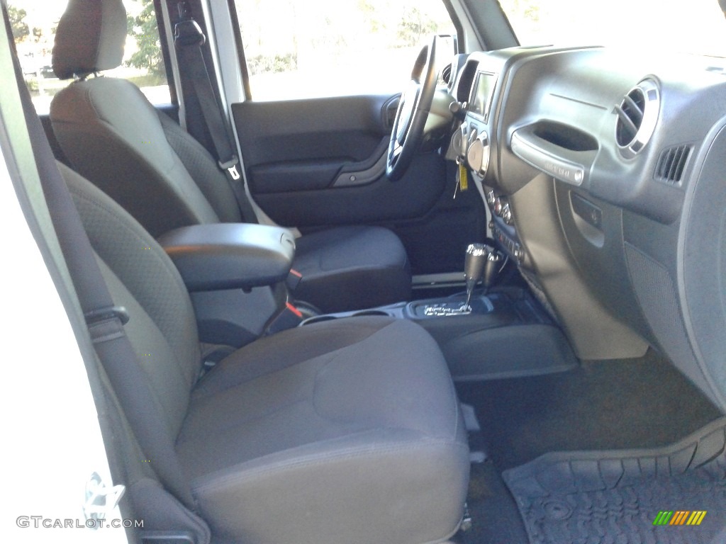 2017 Wrangler Unlimited Willys Wheeler 4x4 - Bright White / Black photo #15