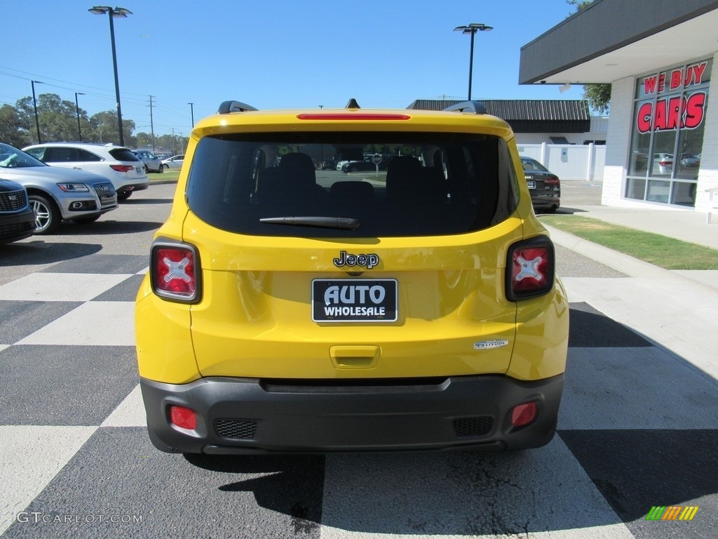 2018 Renegade Latitude - Solar Yellow / Black photo #4