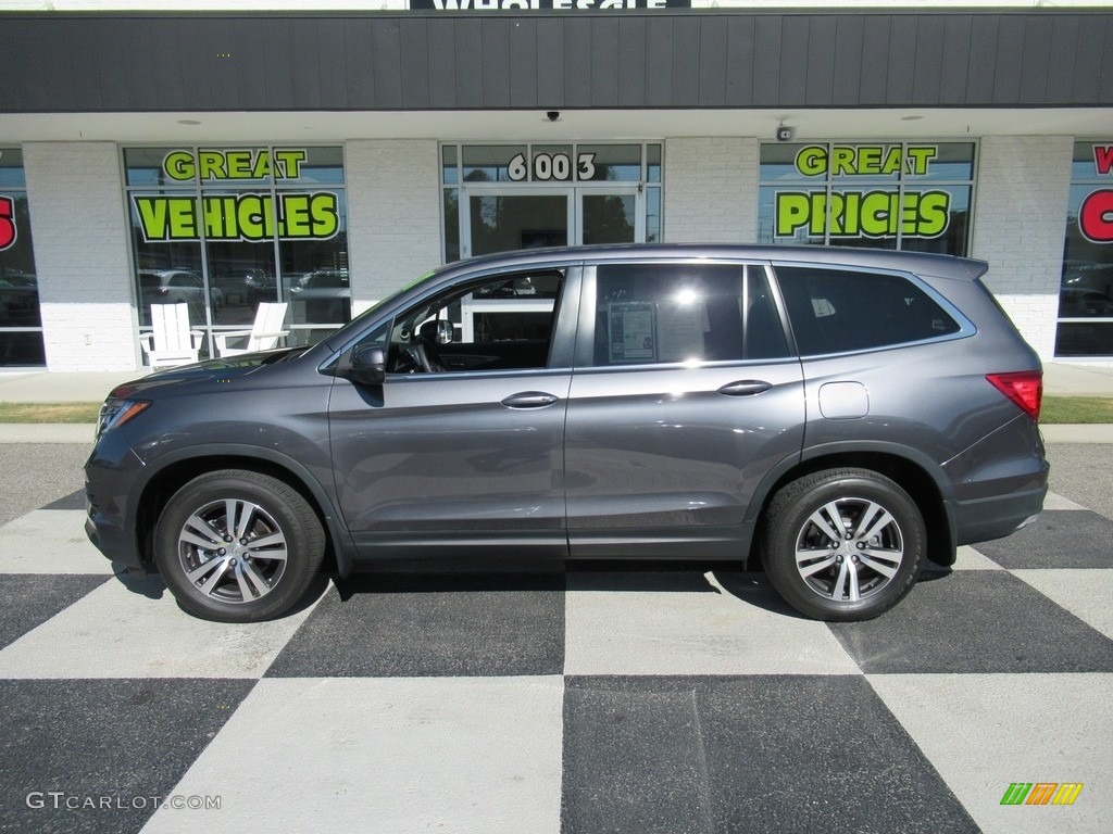 2017 Pilot EX - Modern Steel Metallic / Gray photo #1