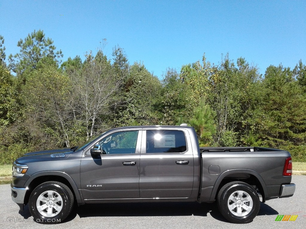 2020 1500 Laramie Crew Cab 4x4 - Granite Crystal Metallic / Black photo #1