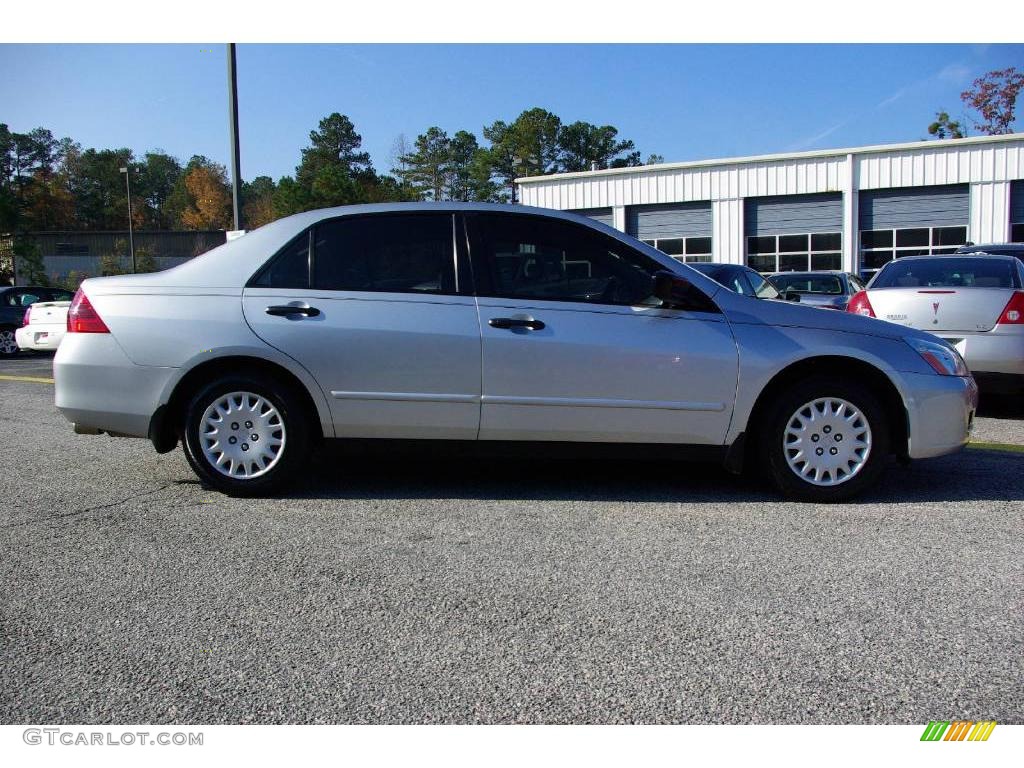 2007 Accord Value Package Sedan - Alabaster Silver Metallic / Black photo #5